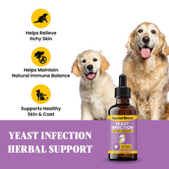 Special Breed label close-up shows dog-friendly formula for yeast balance