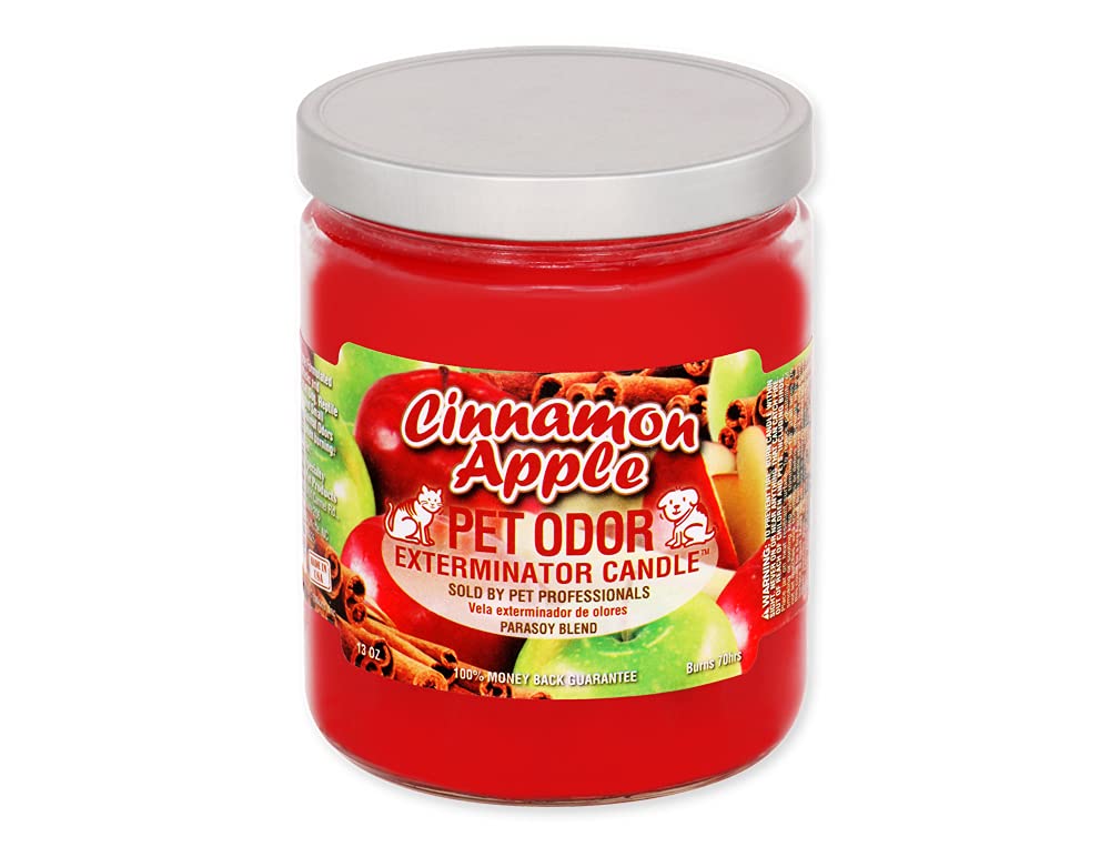 Specialty Pet Products Cinnamon Apple candles come in a two-pack for easy scent refreshment.