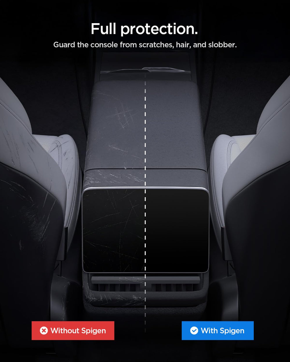 Spigen barrier quick install with buckle system for secure fit.