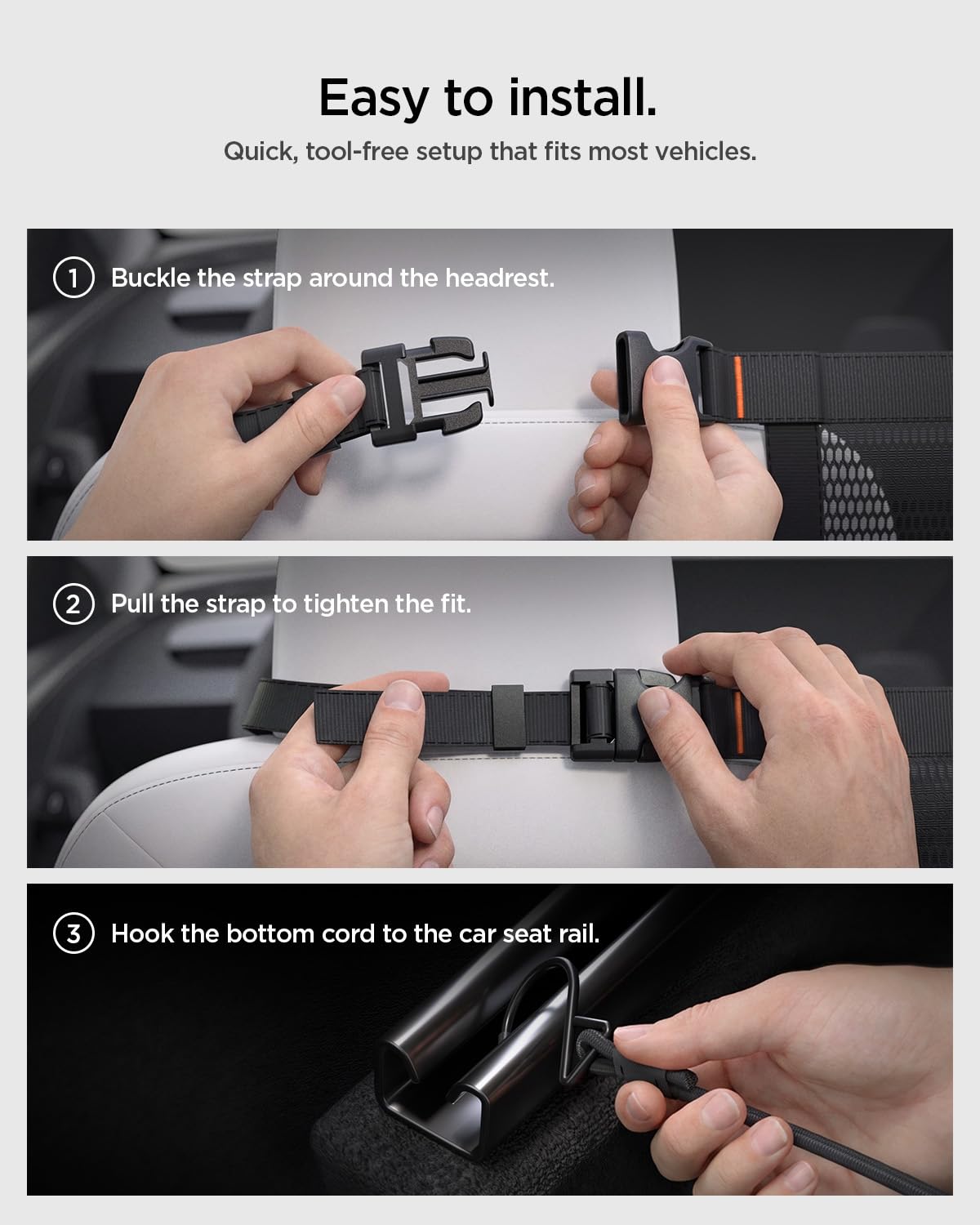 Spigen barrier universal-fit design with adjustable straps.