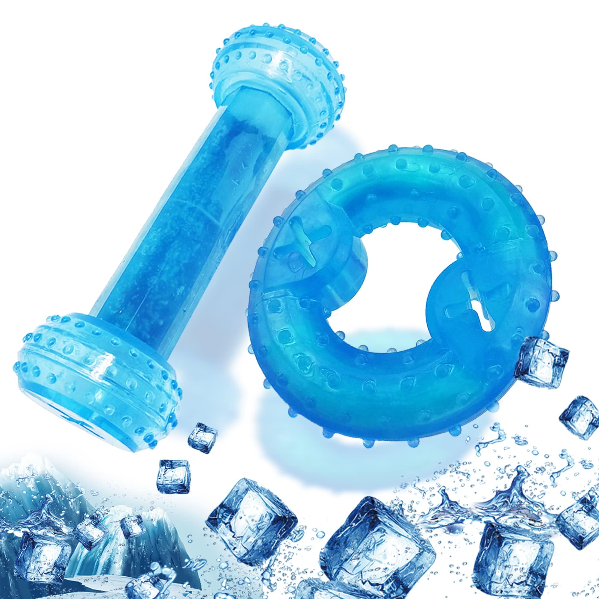SPOFLY puppy chew toy with a frozen core for soothing teething