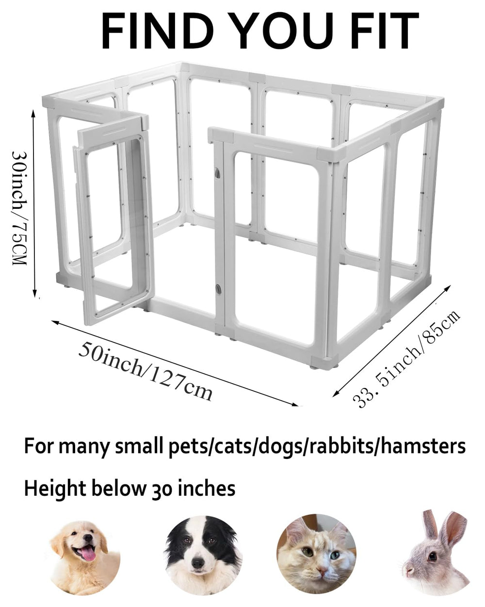 SPOODOR transparent enclosure lets you monitor pets indoors calmly