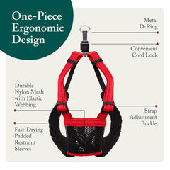 Sporn No Pull adjustable-fit harness on a dog with easy sizing.