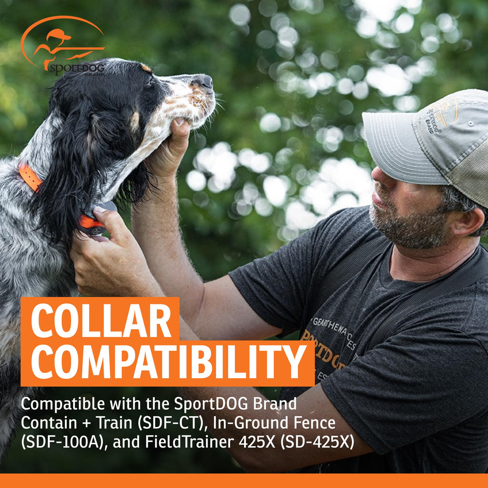 SportDOG collar ready for training with seven stimulation levels