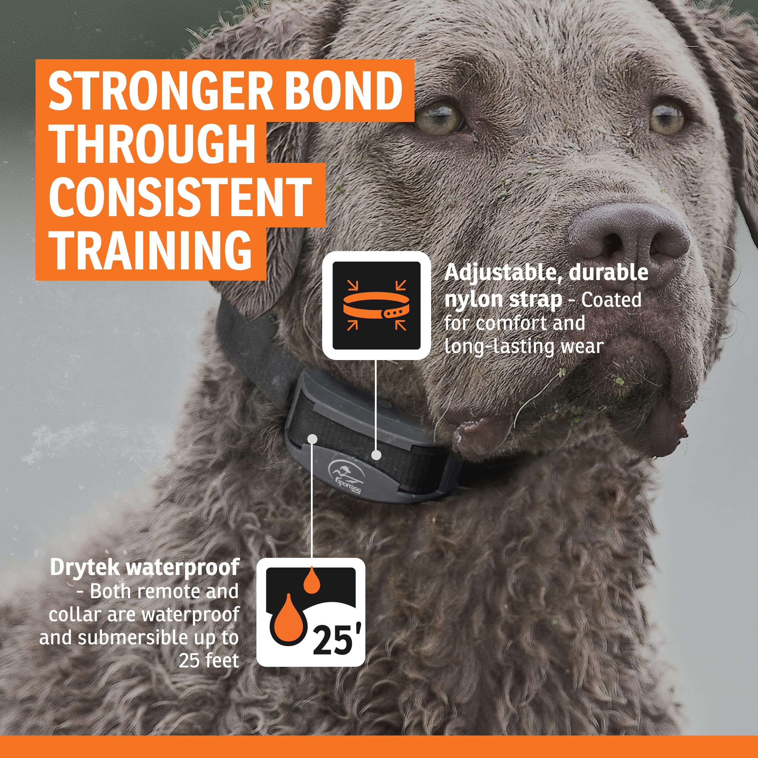 Quick-charge battery feature of SportDOG FieldTrainer 425XS.
