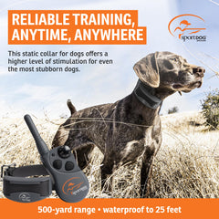 SportDOG FieldTrainer 425XS collar designed for all-day rugged field wear.