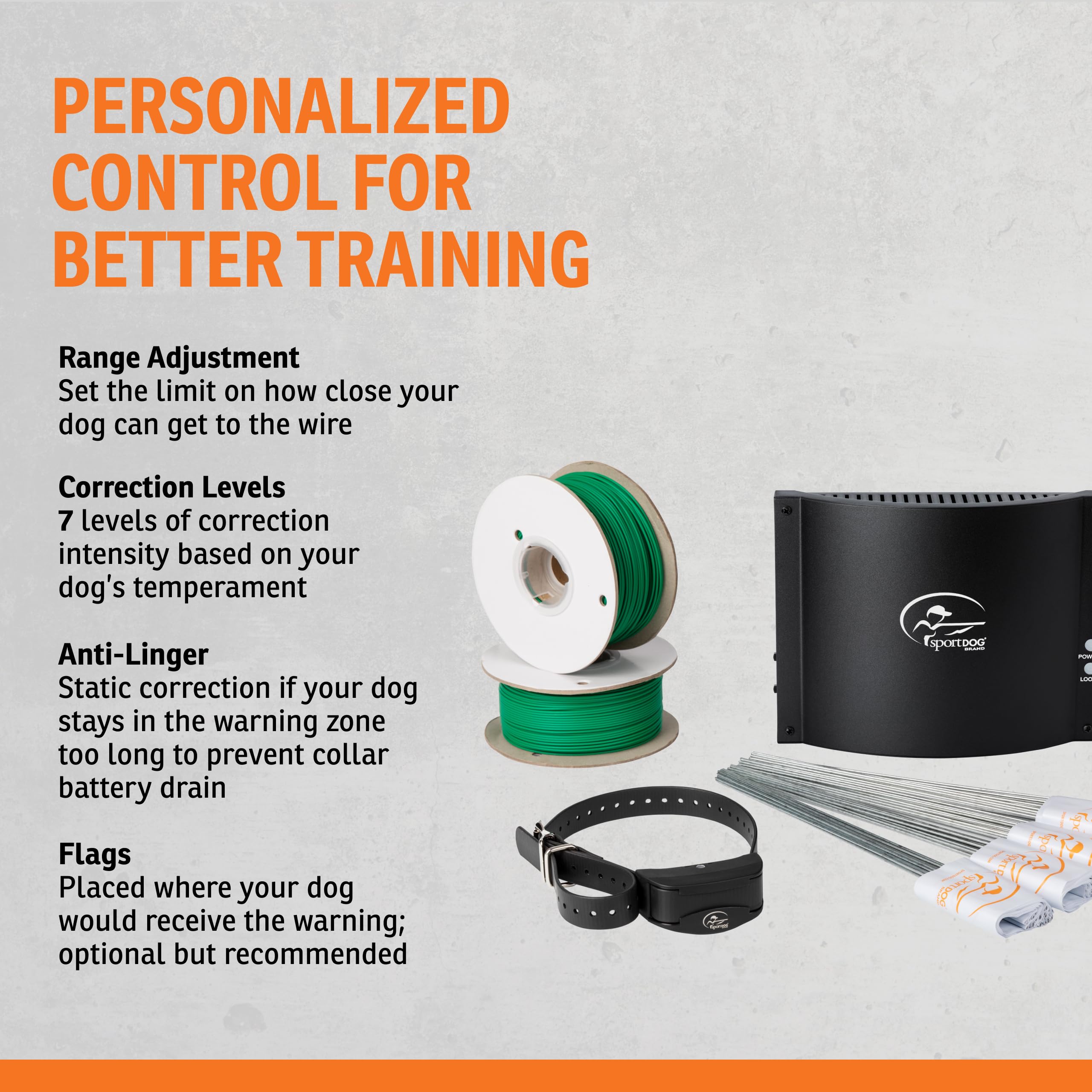 SportDOG rechargeable receiver collar powering up quickly for ongoing use.
