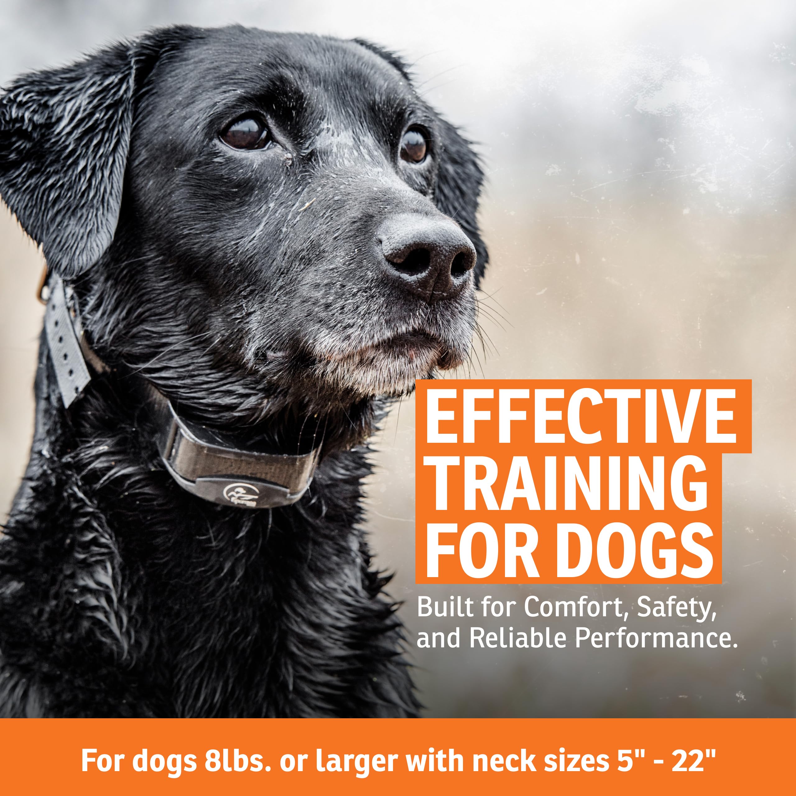 SportDOG YardTrainer remote dial no-look enables quick, hands-free training control.