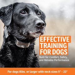 SportDOG YardTrainer remote dial no-look enables quick, hands-free training control.