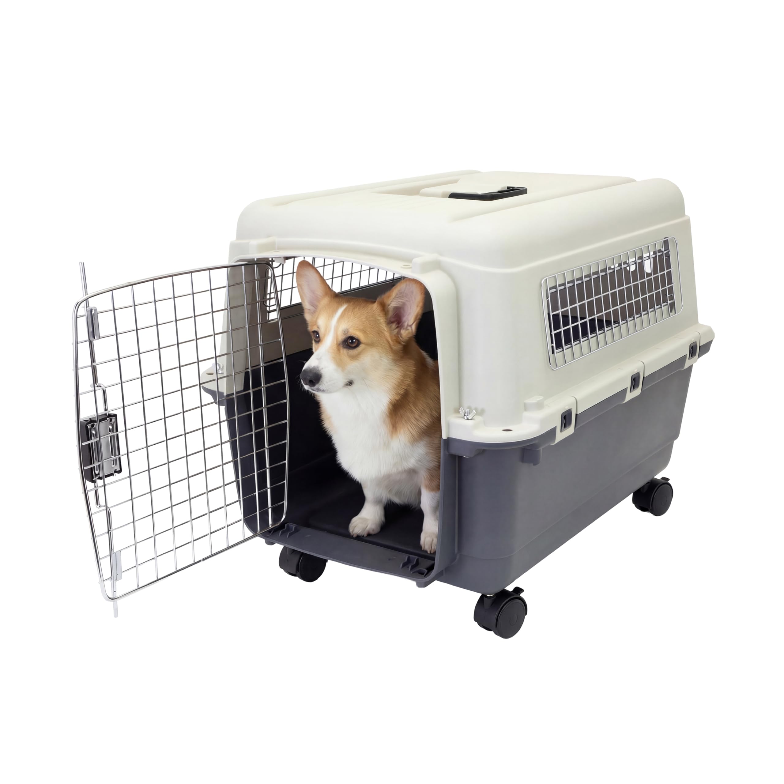 SportPet Designs airline compliant travel kennel front view for secure air travel