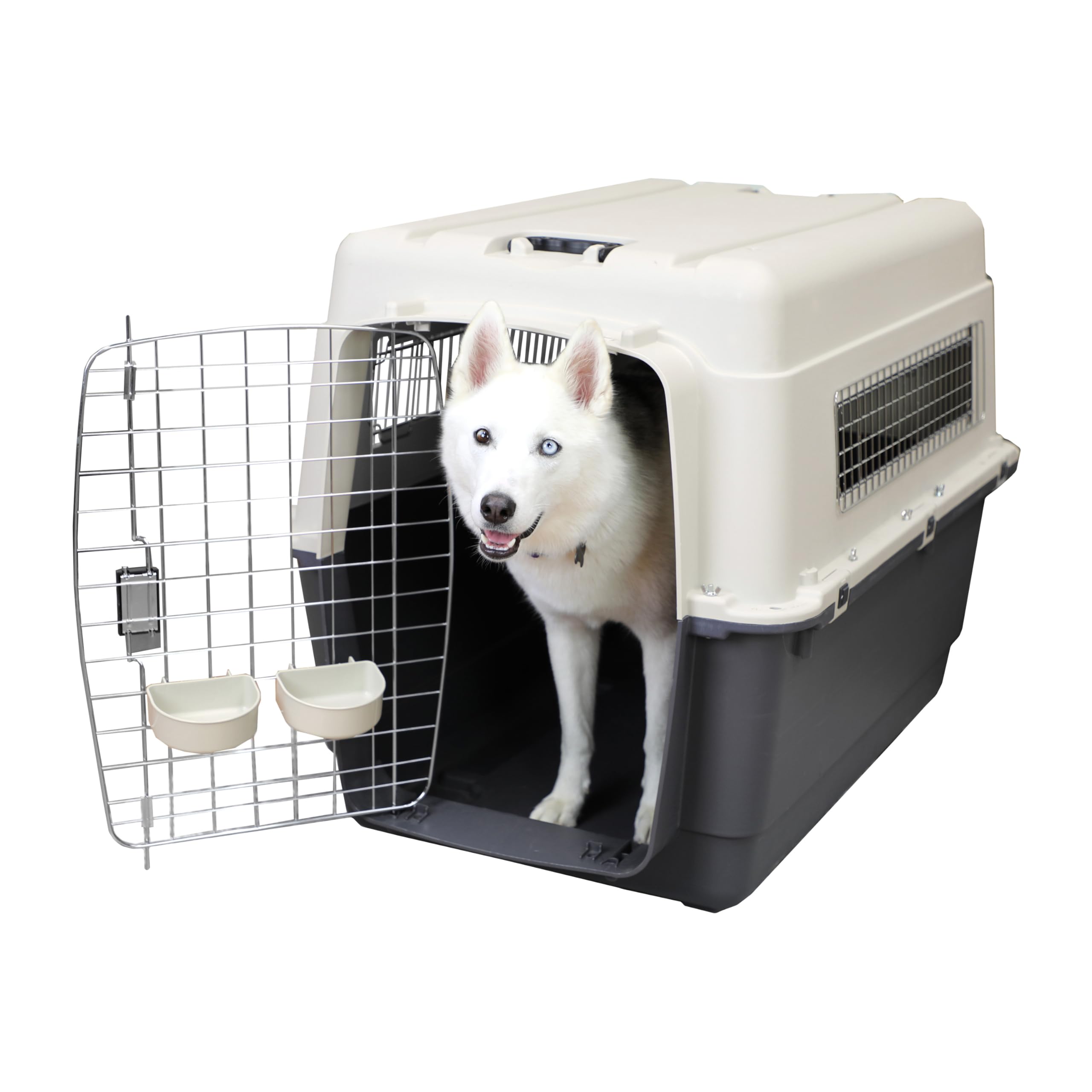 SportPet Designs XXL airline kennel front view for safe travel