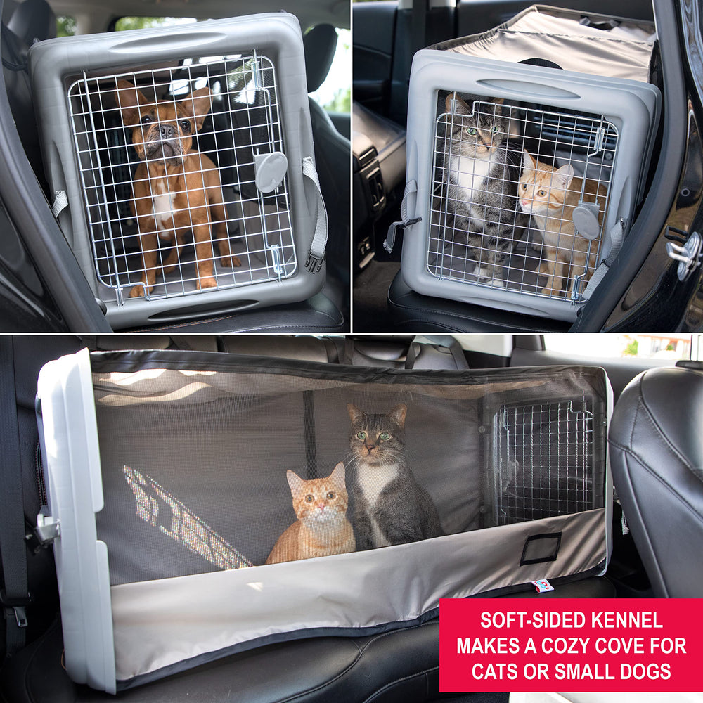 SportPet waterproof pet bed integrated with car setup for mess-free trips.