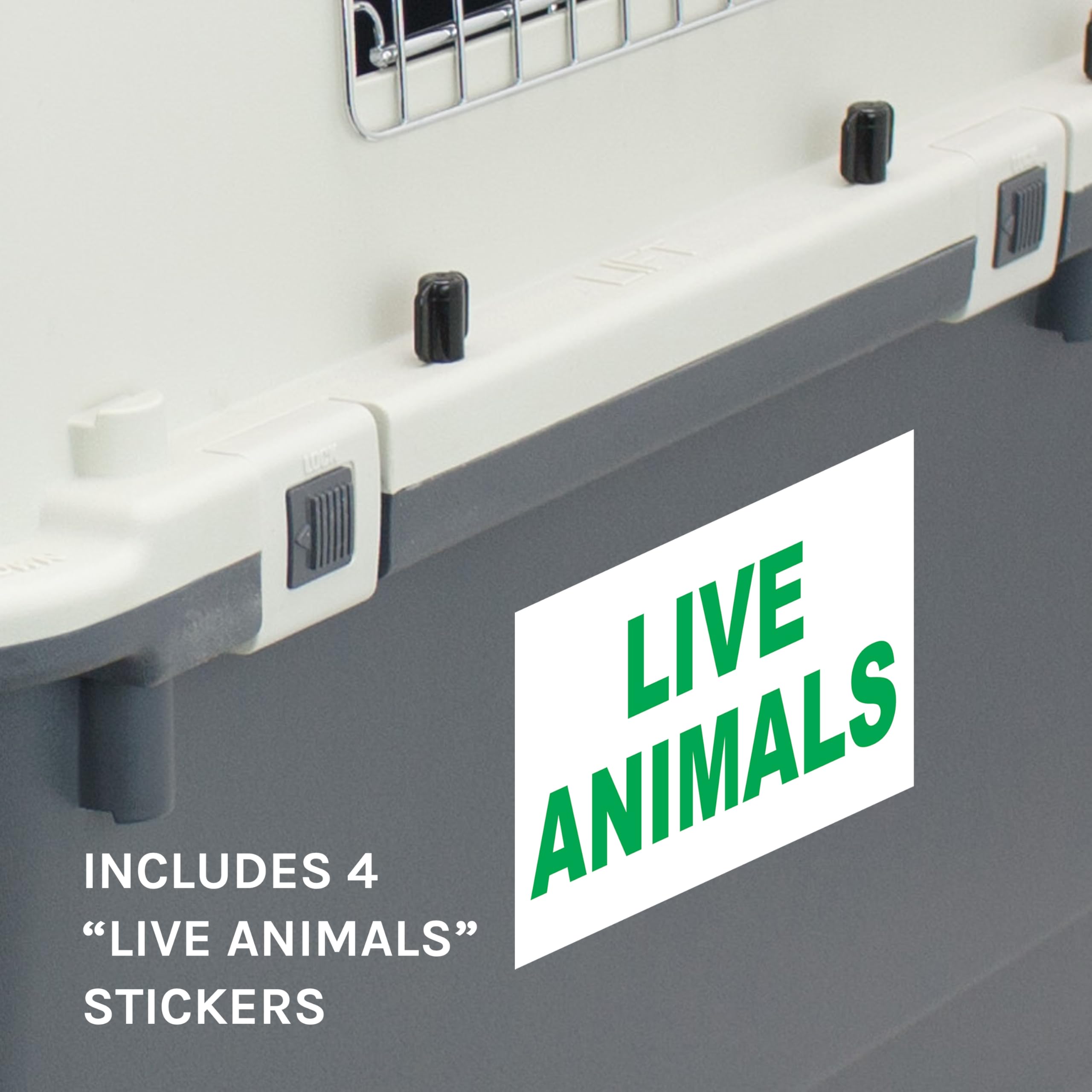 SportPet reinforced metal hardware and secure door latch for durability