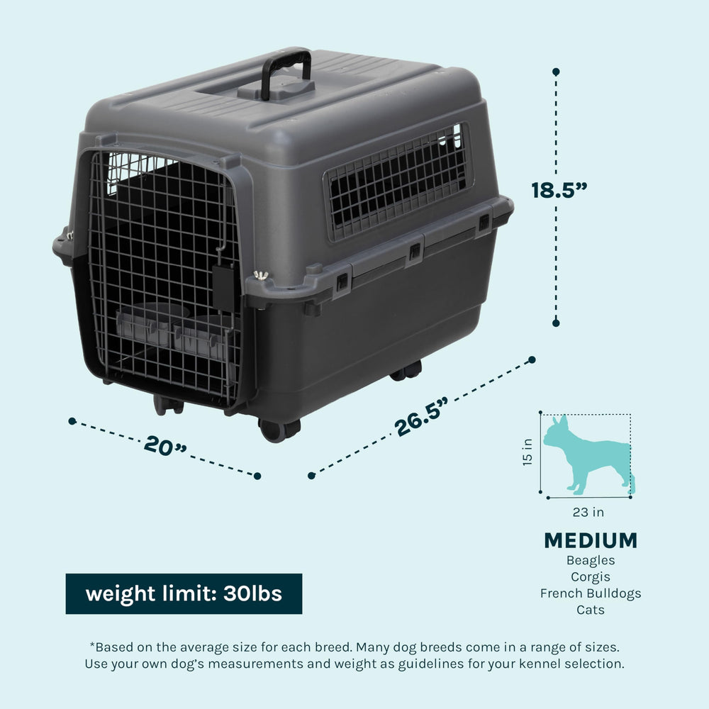SportPet removable-wheels highlight easy airport transport and handling.
