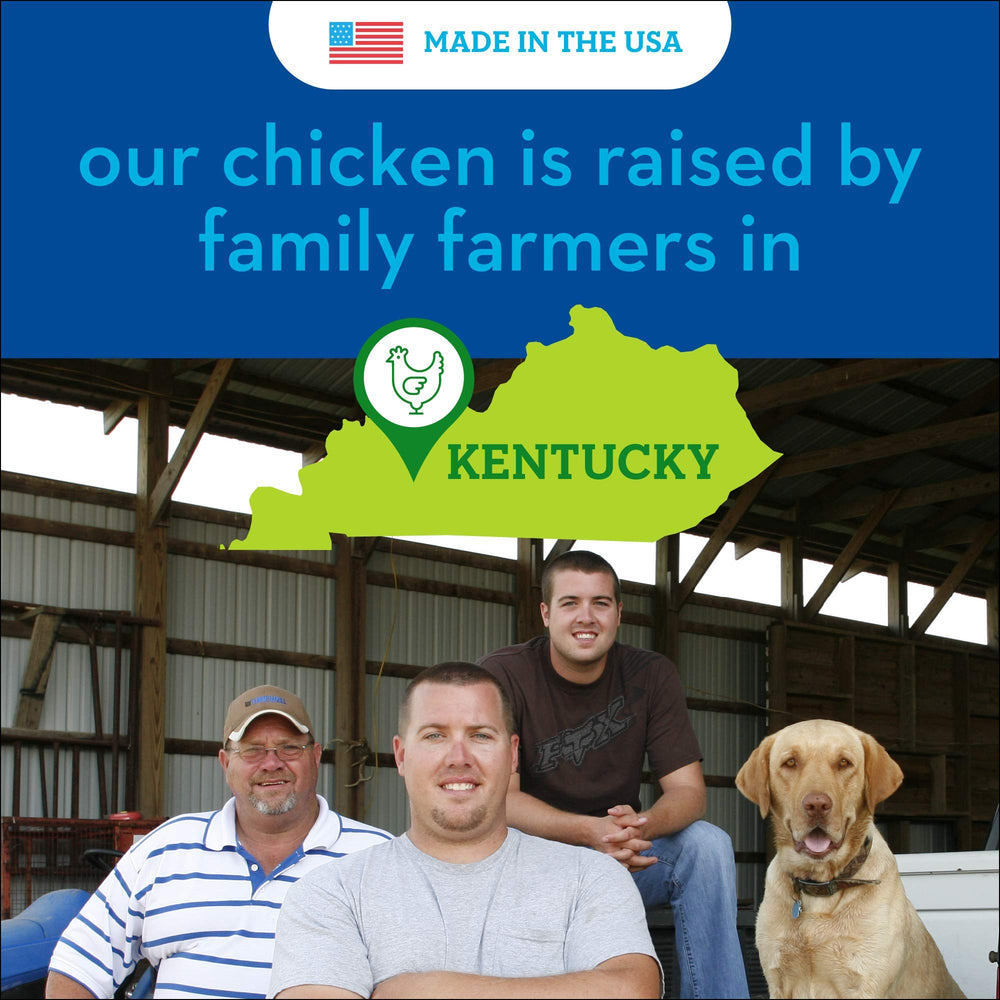 Spot Farms USA kitchen label reflects USDA standards and human-grade ingredients.