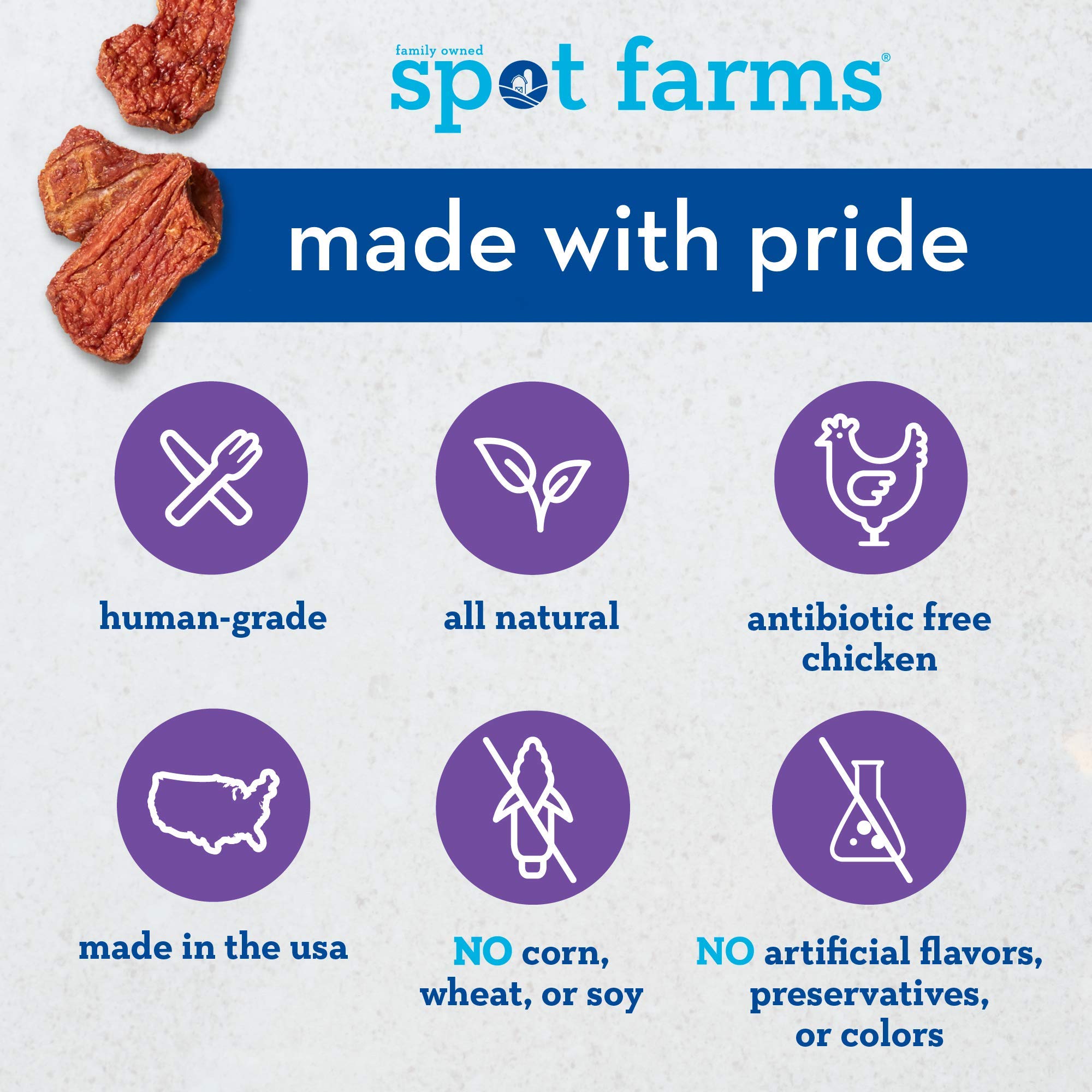 Spot Farms Chicken Nuggets training use showing a dog rewards session.