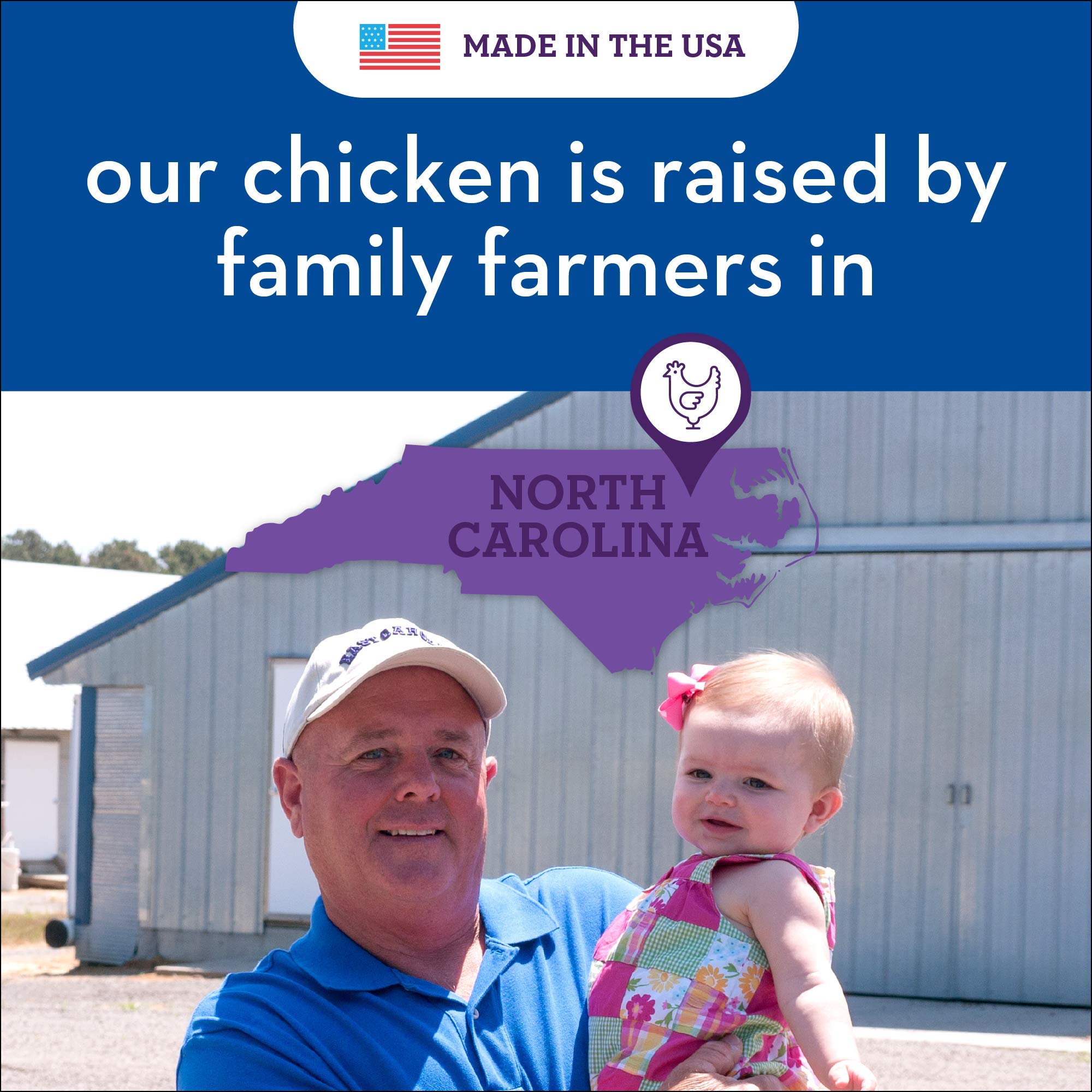 Spot Farms Chicken Nuggets USA-made label emphasizing farm-to-fork quality.