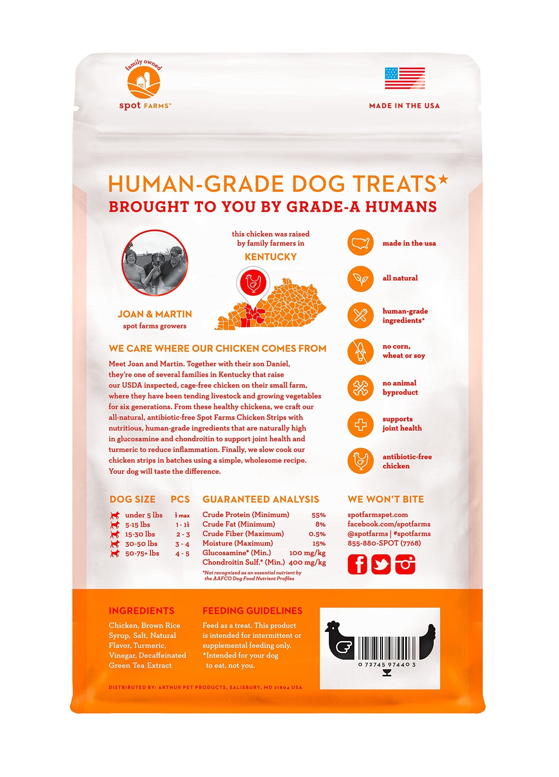 Spot Farms grain-free, glycerin-free treats for allergy-conscious dogs