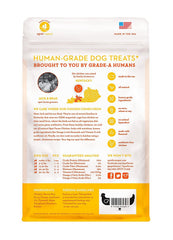 Spot Farms jerky close-up highlighting flaxseed and natural ingredients.