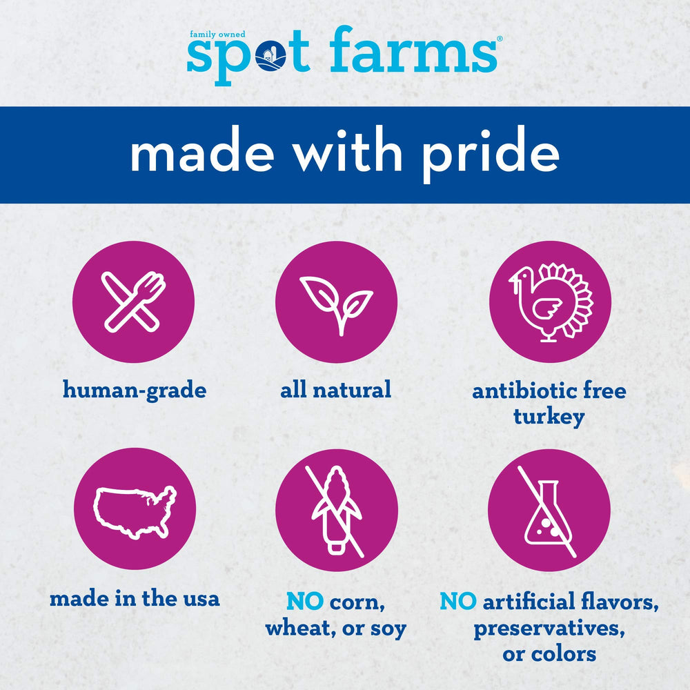 Spot Farms turkey meatball bite-size soft-chewy texture ideal for training rewards.