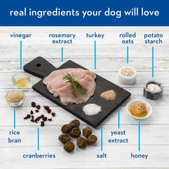 Spot Farms turkey meatball ingredient cranberries close-up highlights natural ingredients your dog can enjoy.