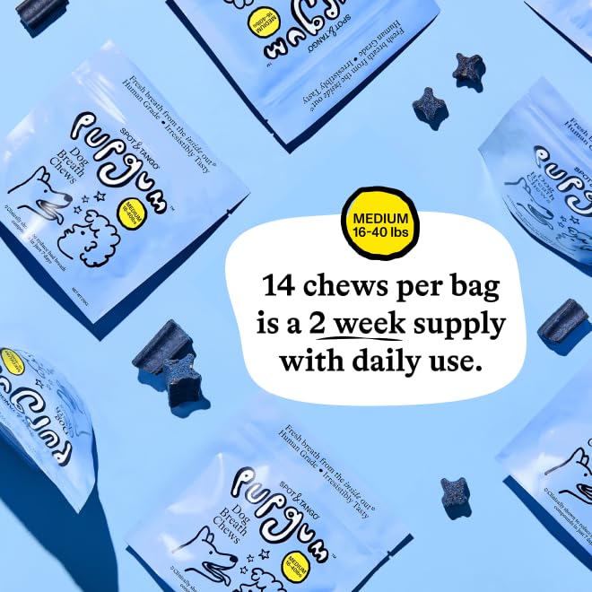 Spot & Tango PupGum label emphasizes vet-developed formula for gum health.