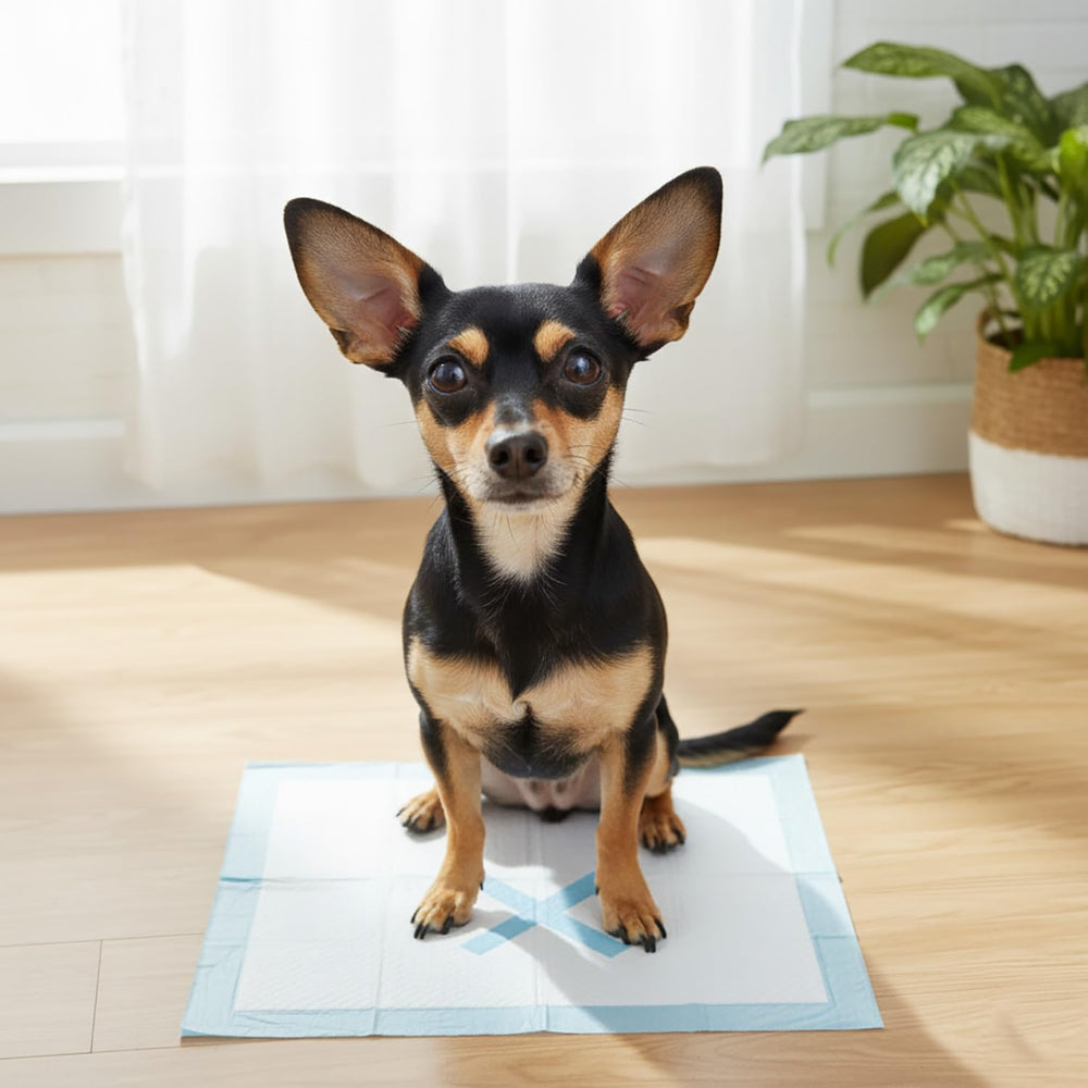SPOT X 22x22 inch pads cover ample area for puppies and seniors.