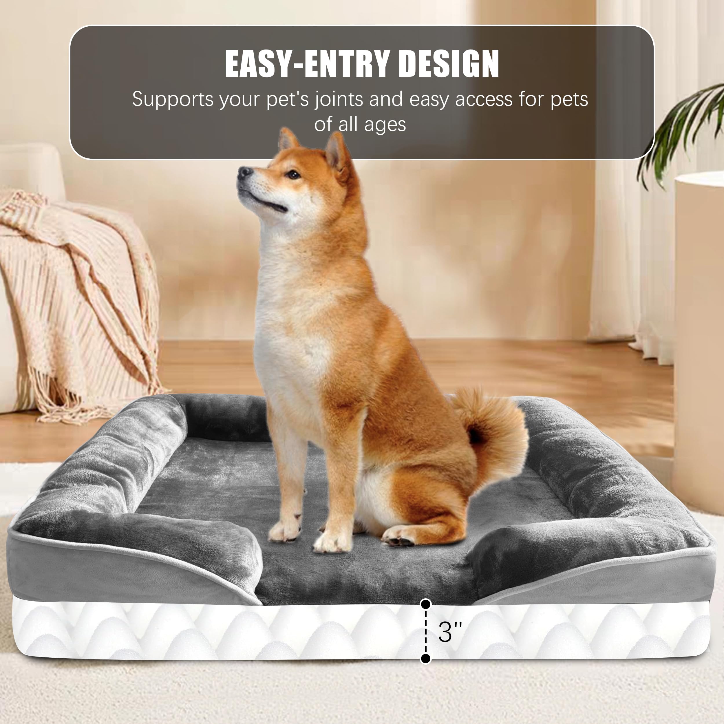 Spotted Play removable washable cover with zipper for easy cleaning.