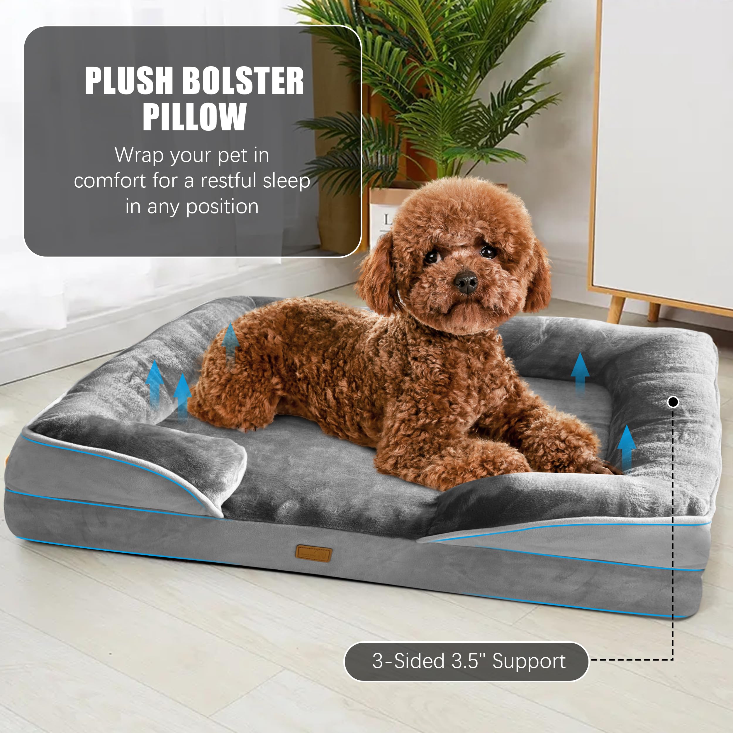 Spotted Play removable cover—machine washable for easy cleanup.
