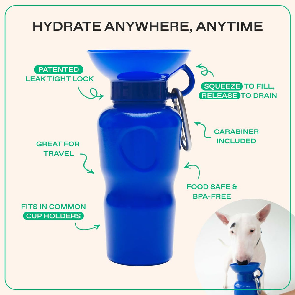 One-handed operation demonstrates easy filling of the Springer bottle’s bowl.