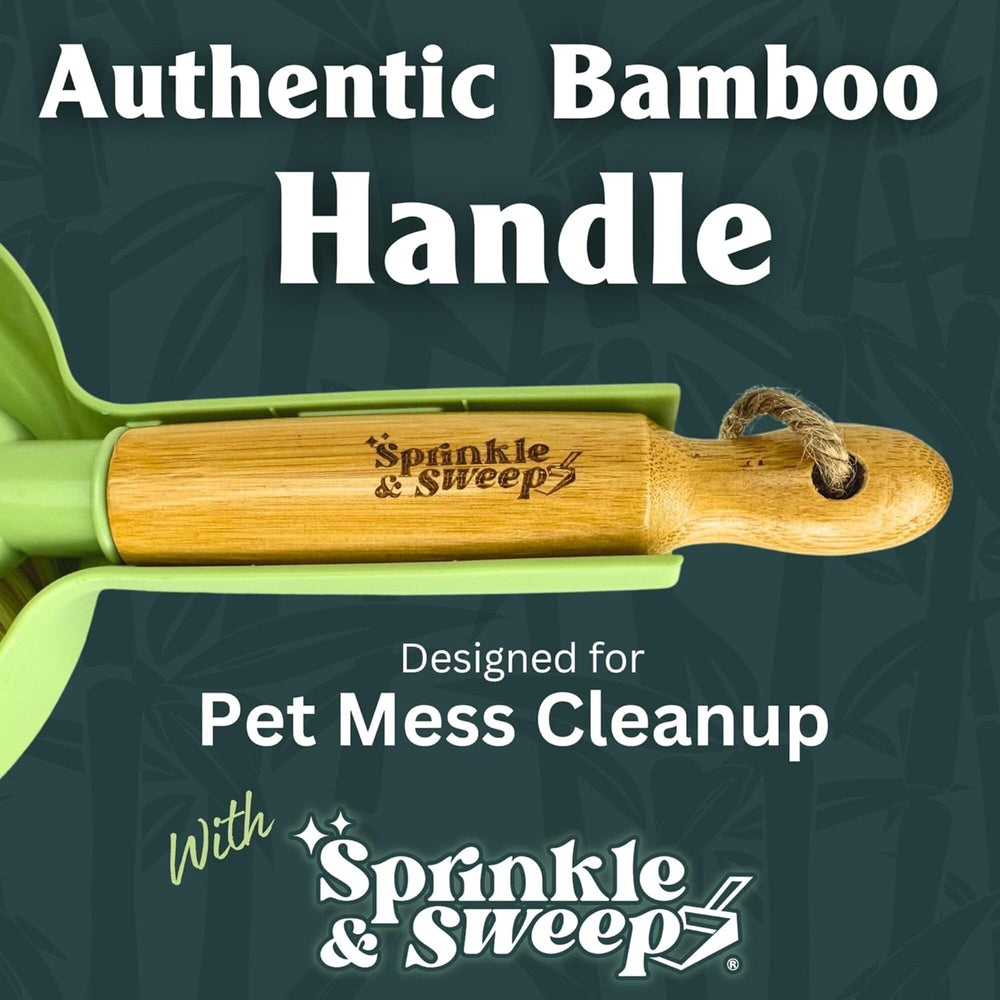 Sprinkle & Sweep Active Stink-Lock Technology neutralizes odors with coconut carbon and essential oils.