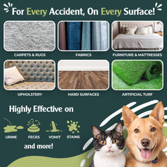 Sprinkle & Sweep bamboo mint freshness spray for odor control.