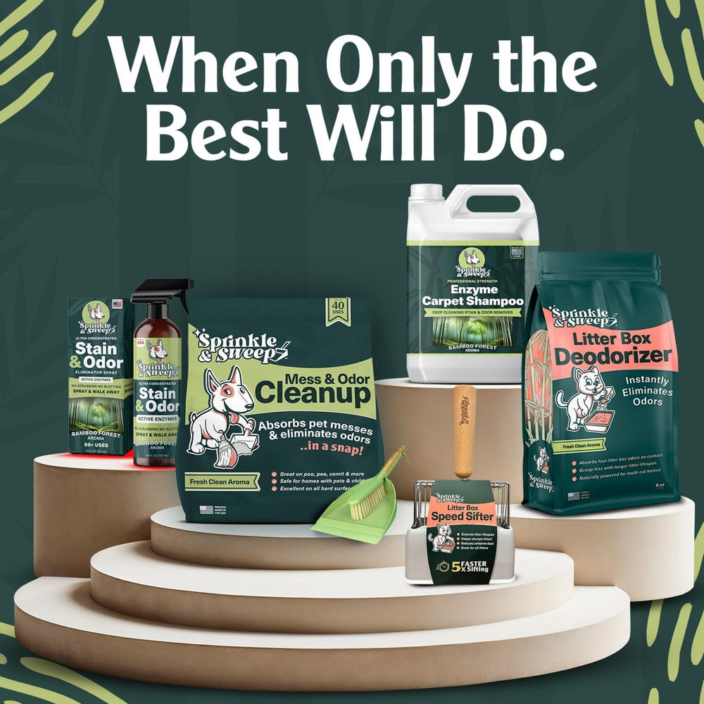 Sprinkle & Sweep USA-made non-toxic formula label.