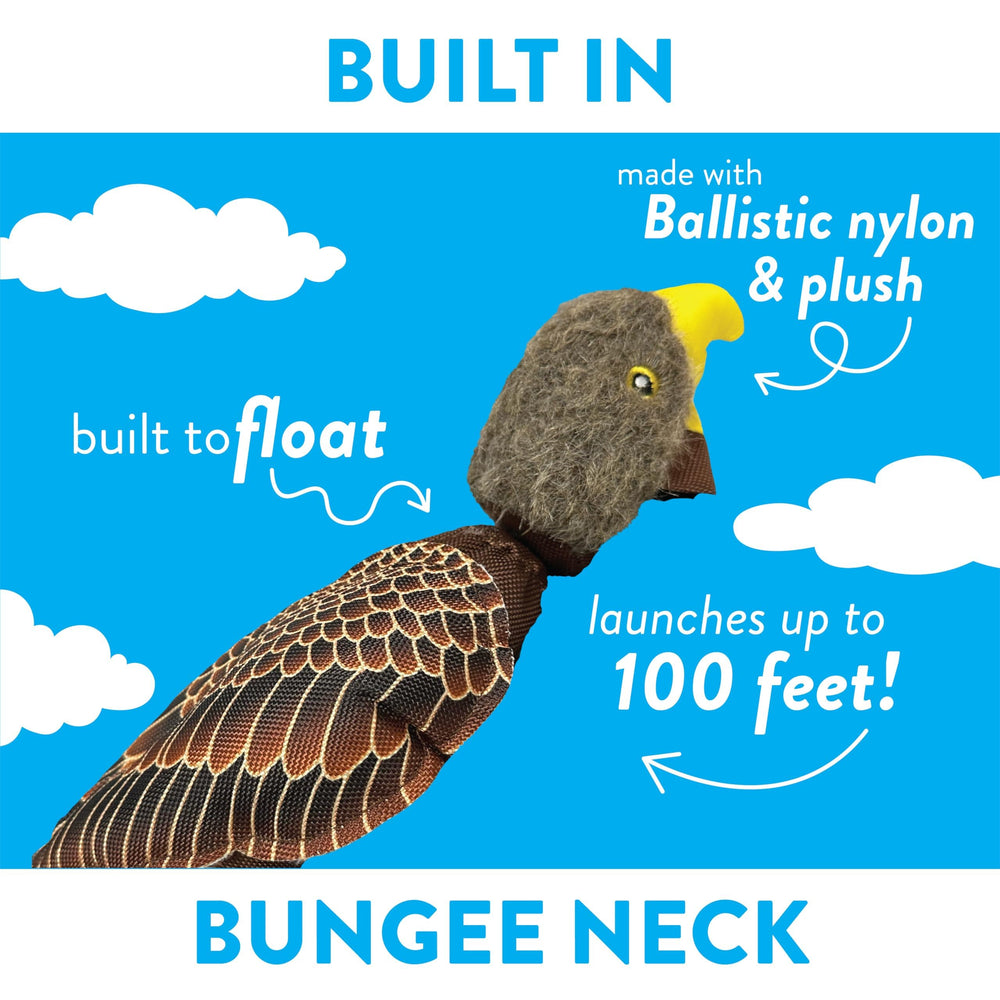 Spunky Pup Eagle with built-in bungee for dynamic retrieval sessions.