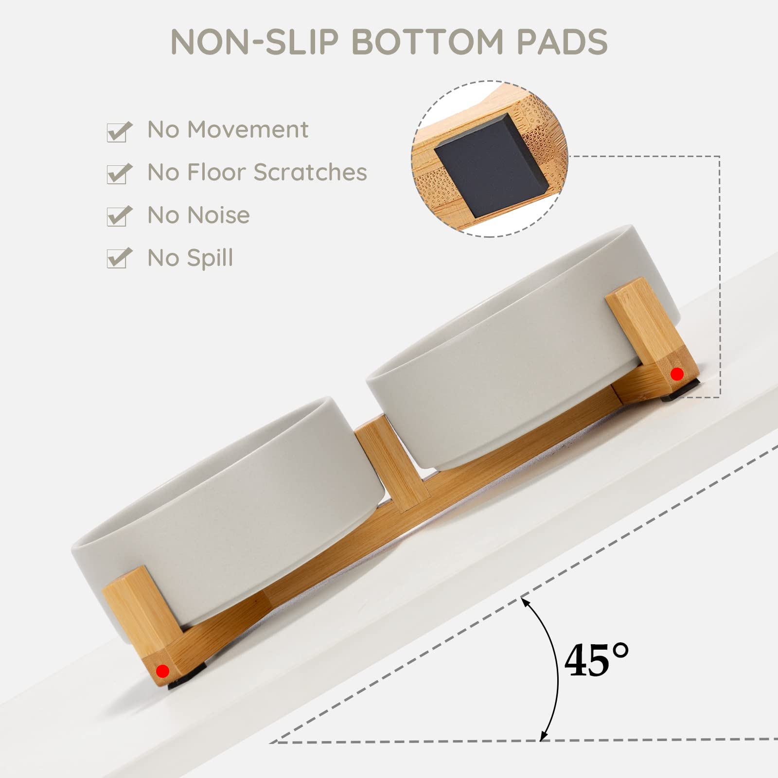 SPUNKYJUNKY non-slip base minimizes sliding during meals