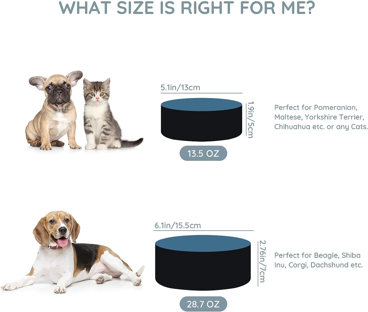 SPUNKYJUNKY ergonomic elevated feeding height for pets
