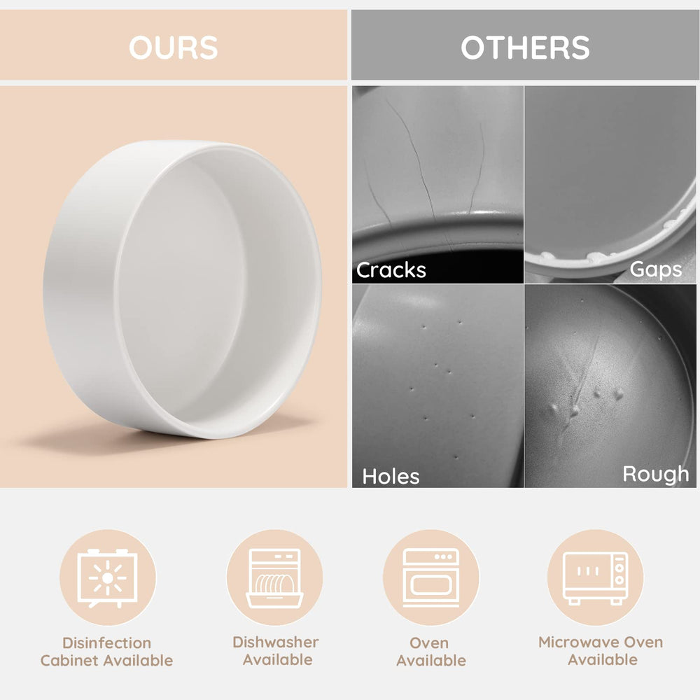 SPUNKYJUNKY lead-free ceramic bowls safe for daily use