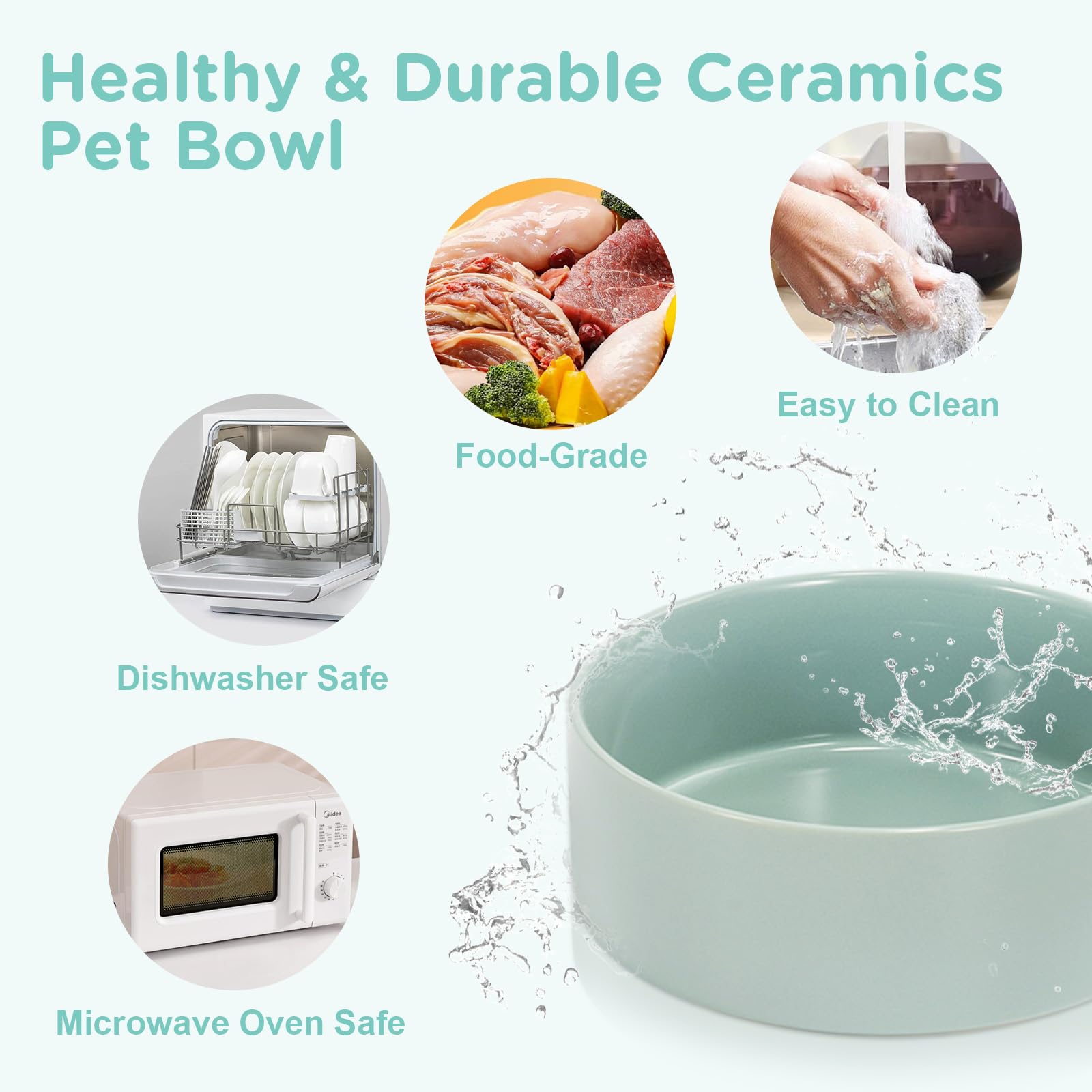 SPUNKYJUNKY microwave-safe ceramic is easy to reheat meals safely