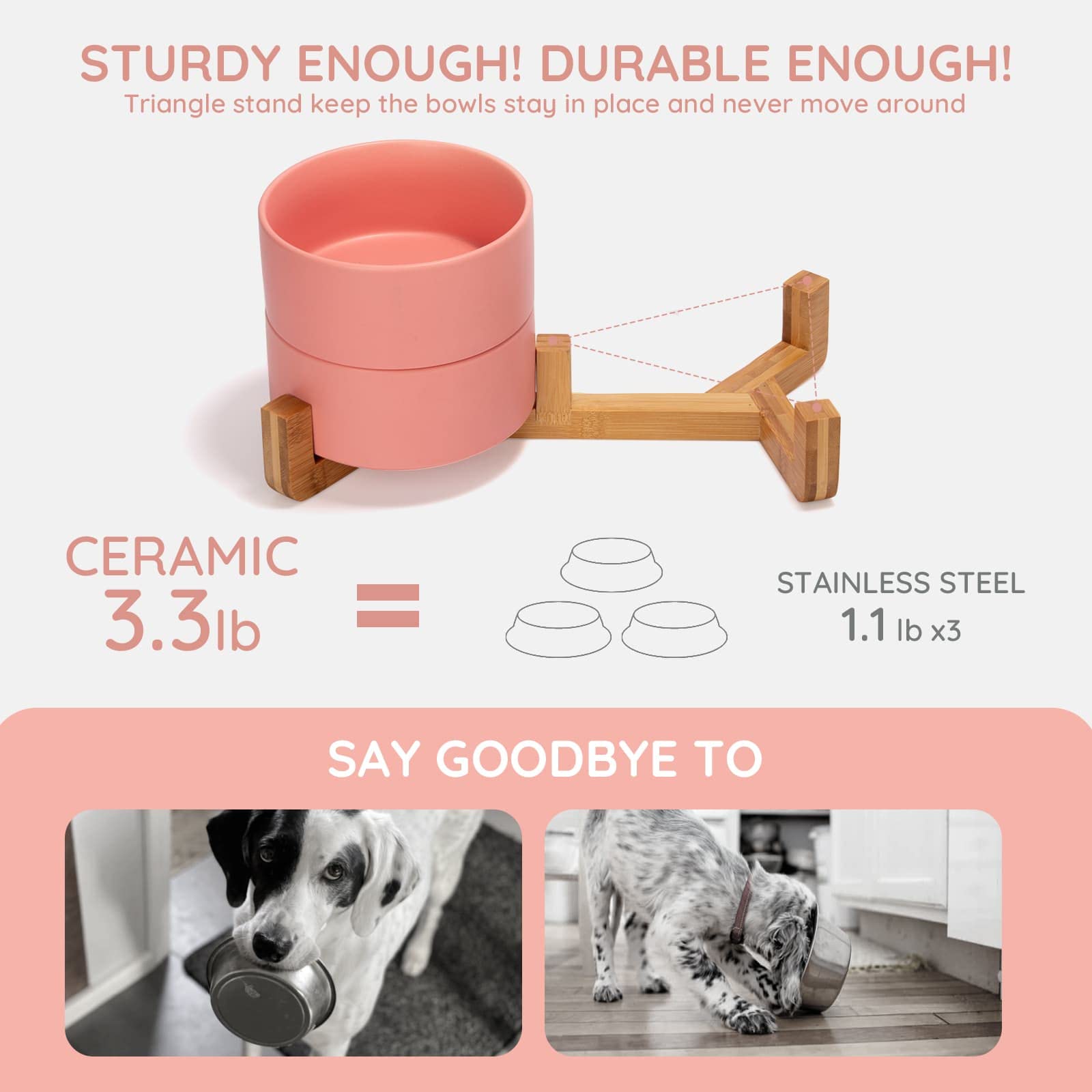 SPUNKYJUNKY non-slip base prevents spills on the floor.