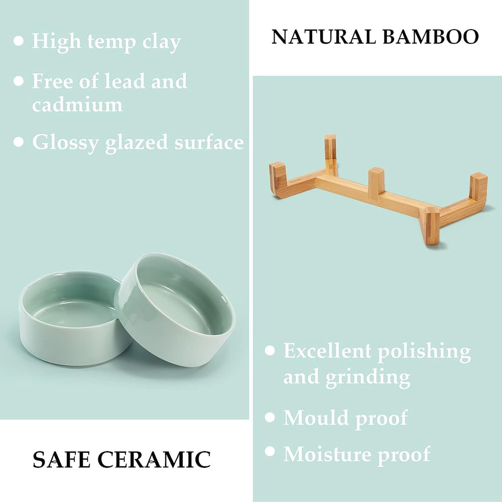 SpunkyJunky wooden stand with non-slip base ensures stable feeding.