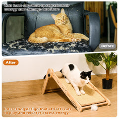 Spzanlovely scratcher with tunnel for hiding and exploring.