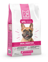 SquarePet VFS Canine Ideal Digestion Formula bag promotes gentle digestion and balanced stools.