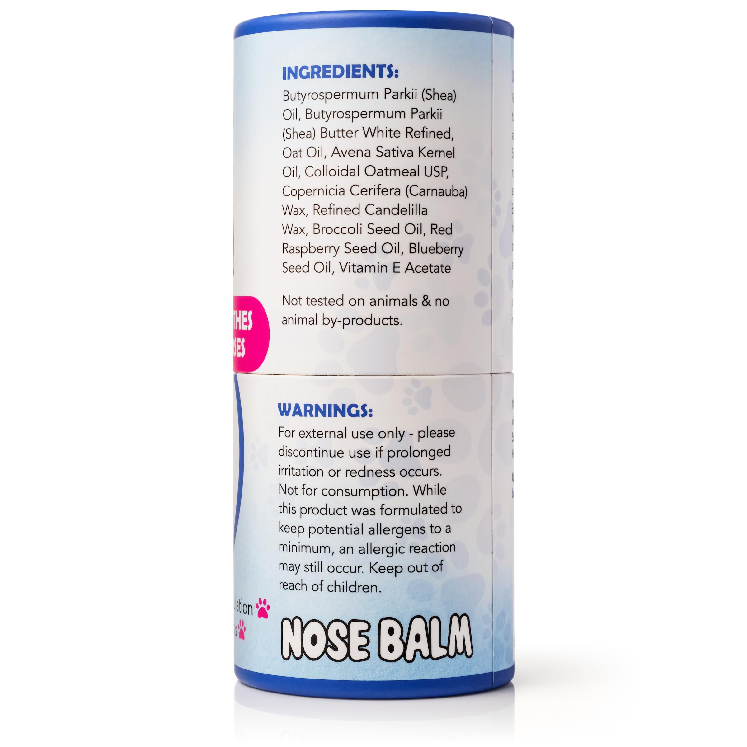 Cream-texture Squishface Nose Balm ready for nose hydration