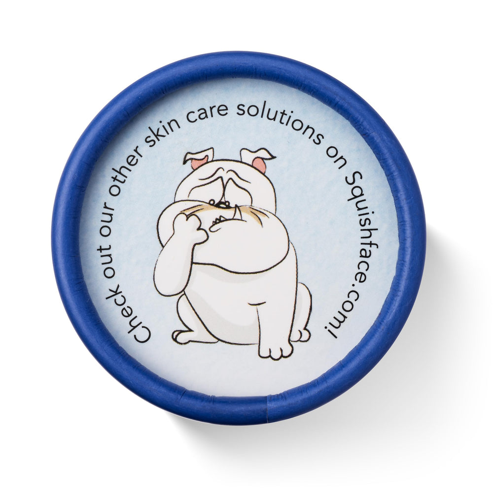 Squishface Nose Balm with shea butter and oat kernel ingredients