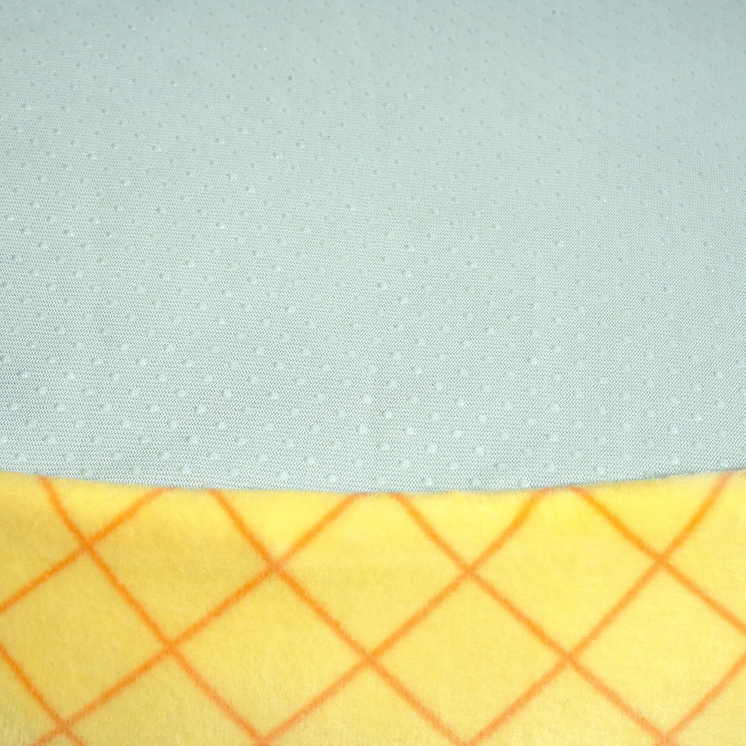 Squishmallows Maui Pineapple bolster edges showcase cushioned comfort and natural headrest.