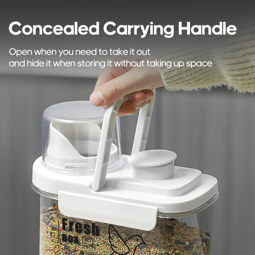 SQUSIMEI measuring cup included for simple portion control.