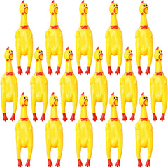 Sratte screaming chicken toy 12in yellow pack for interactive play and stress relief.
