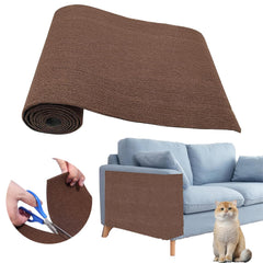 SREBAY Cat Scratch Couch Protector adhesive-roll deters claw marks on furniture.