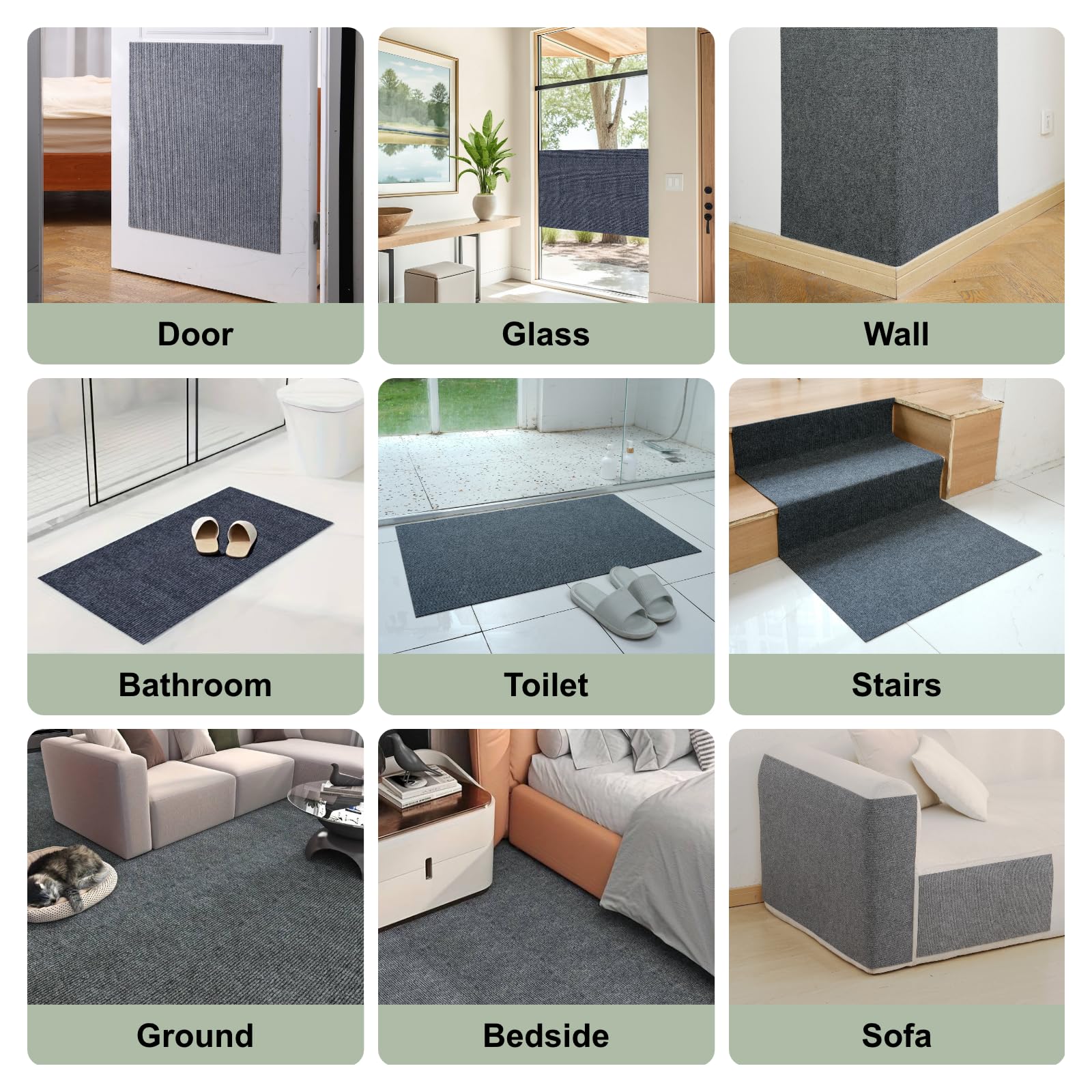 SREBAY furniture-protector mat reduces wear on sofas and chairs