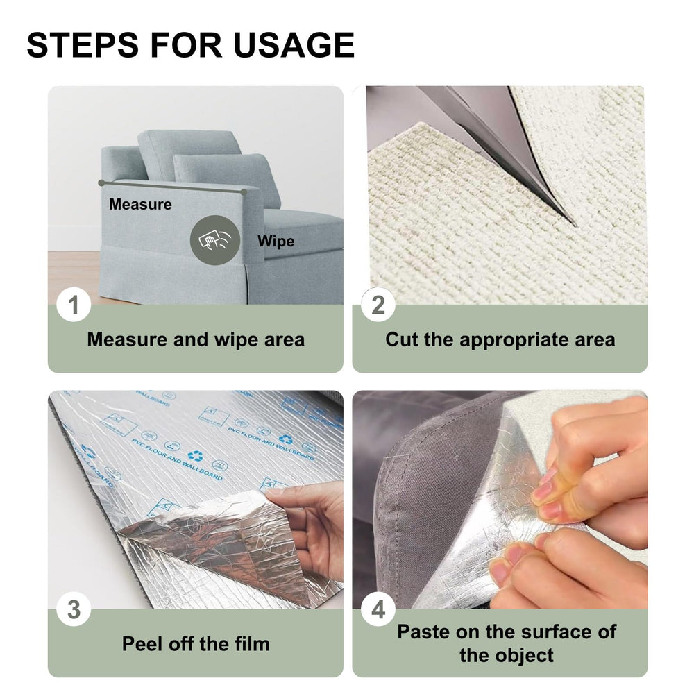 SREBAY trimmable mat cut to fit irregular shapes.